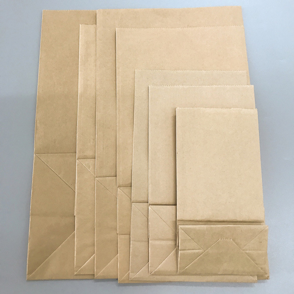Food Snack - 100 sacchetti in carta kraft per