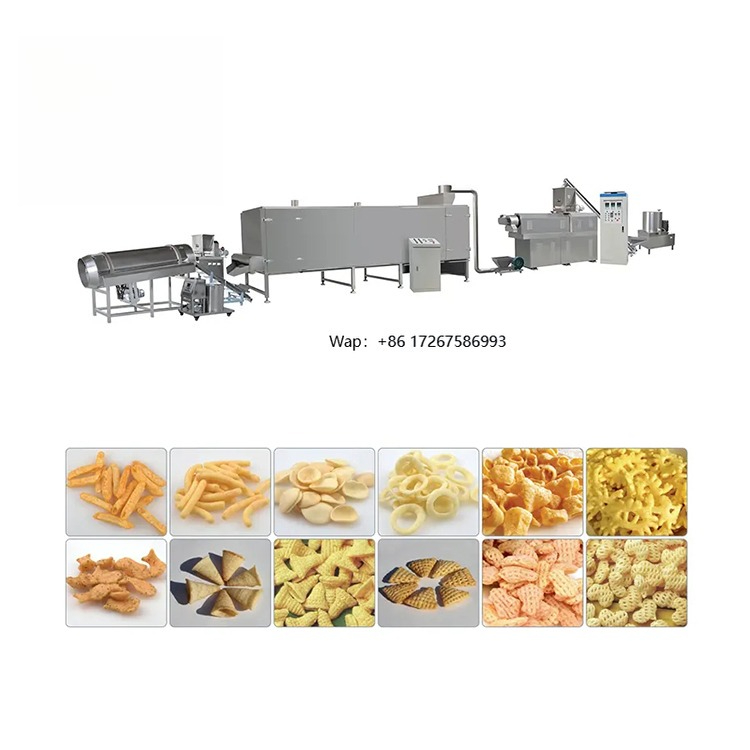 Food Snacks To Make - Linea di produzione soffiata di farina