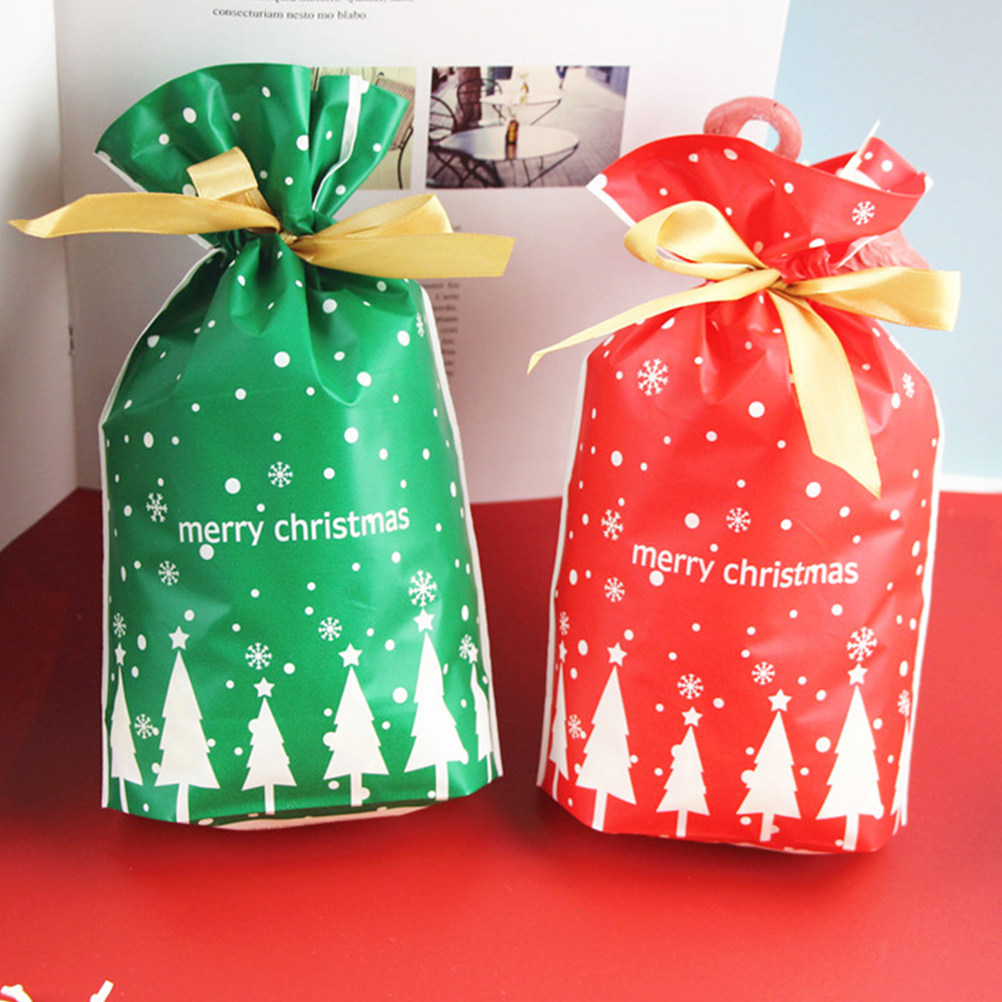 Xmas Food Snacks - 30 Sacchetti Regalo a Tema Natalizio