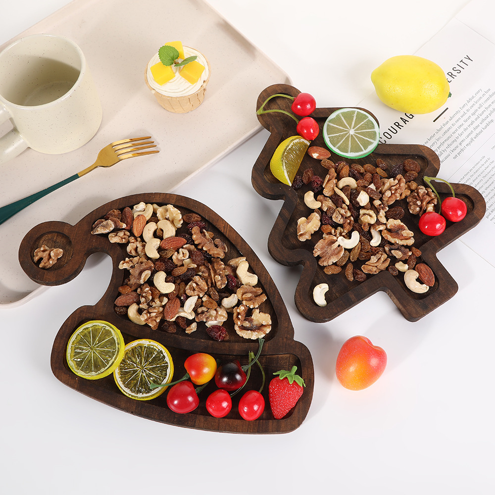Xmas Food Snacks - Vassoio a forma di cappello per