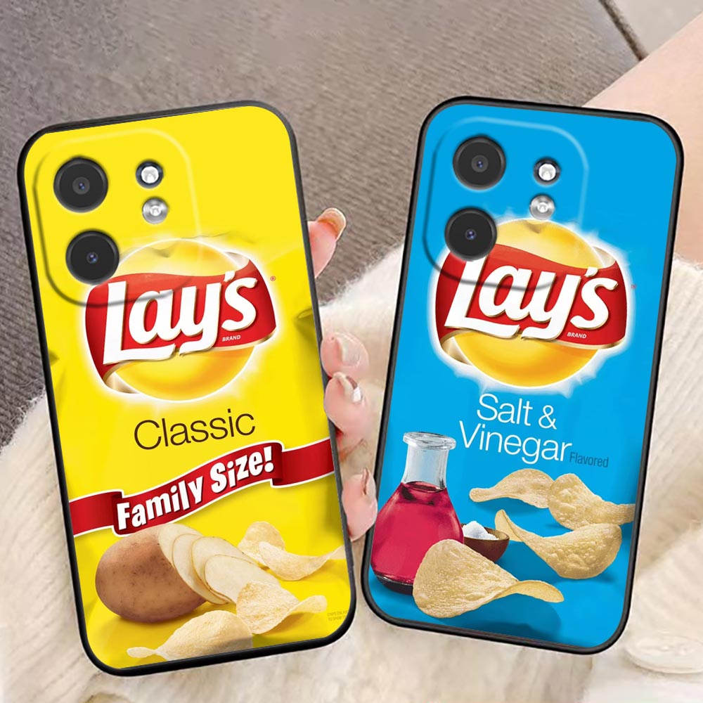 Food Snacks Quotes - Cover per telefono a tema patatine