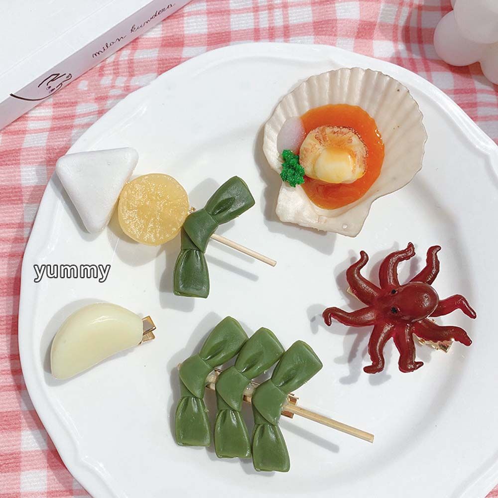 Korean Food Snacks - Fermaglio per Capelli a Forma di