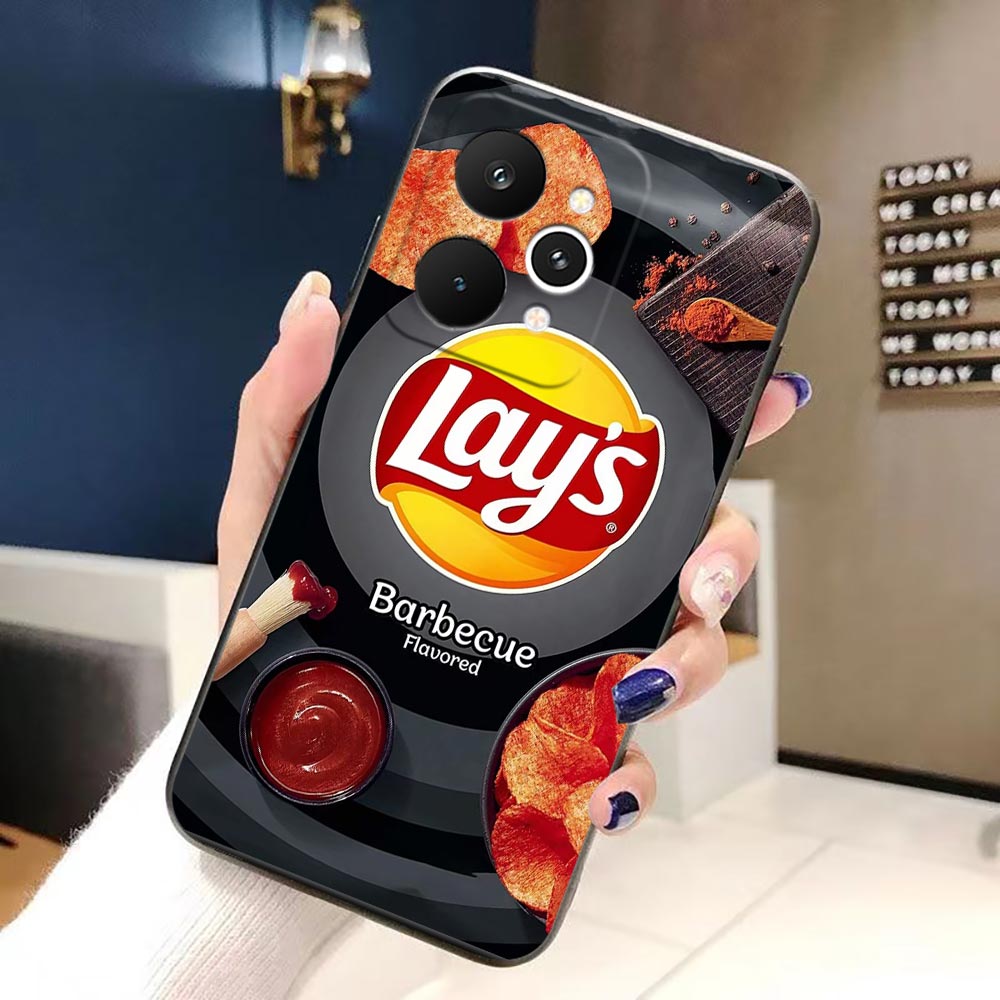 Food Snacks Quotes - Cover per telefono per OPPO Realme