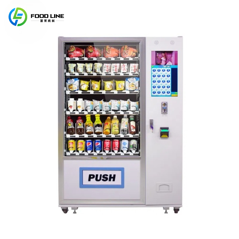 Food Snacks Drinks - Distributore Automatico Personalizzato con Schermo Touch