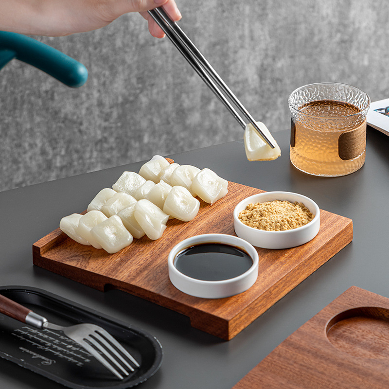 Vassoio in legno per torta di  - Korean Food Snacks recensione e prezzo