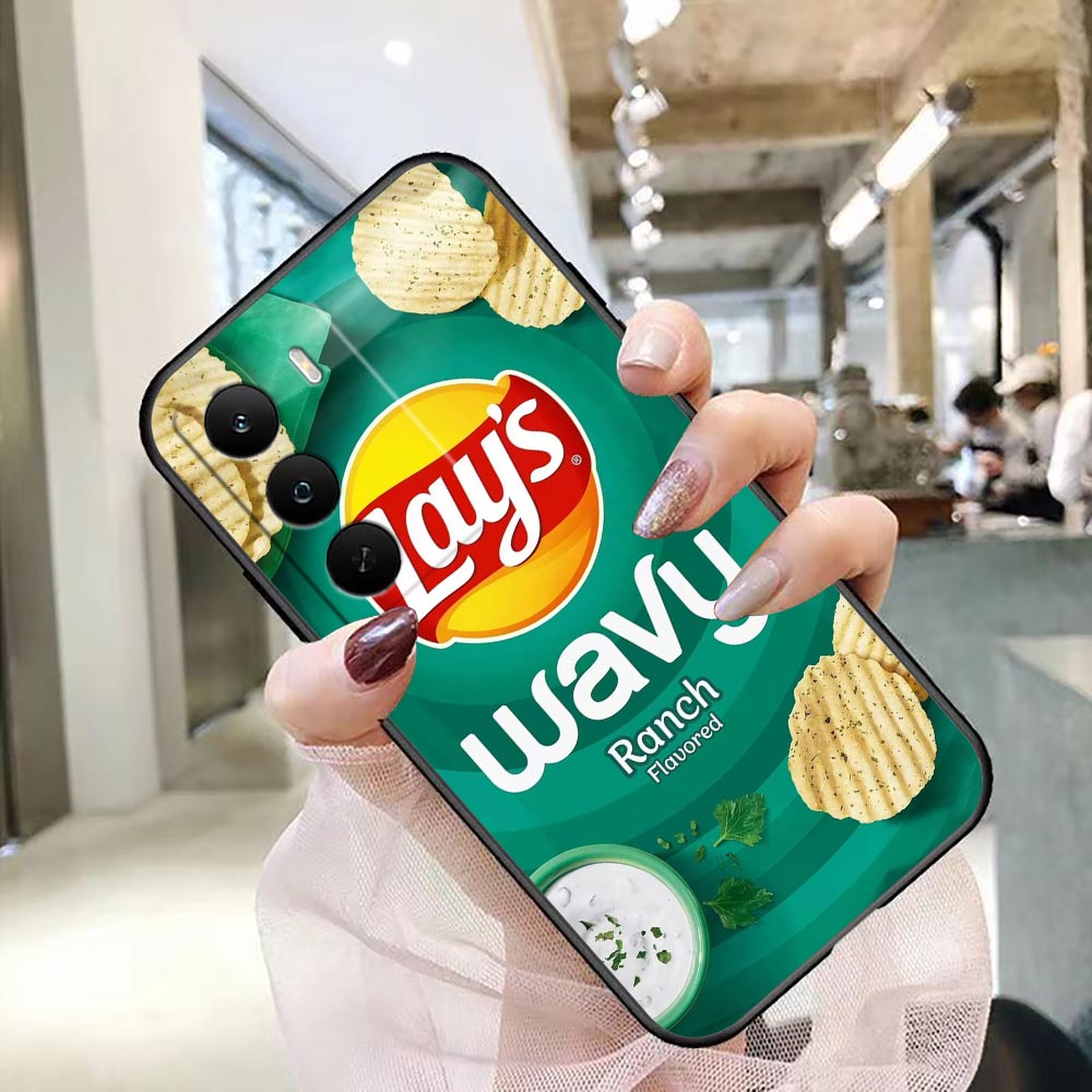 Cover per Realme C100 C100I C8 - Food Snacks Quotes recensione e prezzo