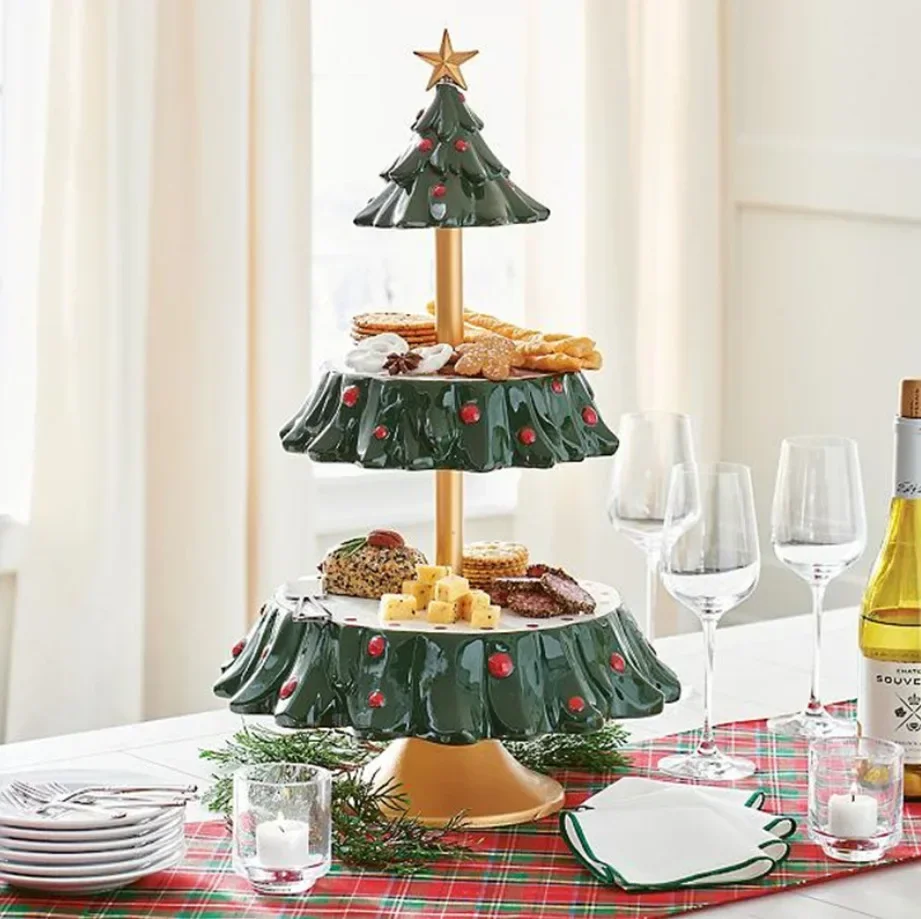 Vassoio a doppio strato per sn - Xmas Food Snacks recensione e prezzo
