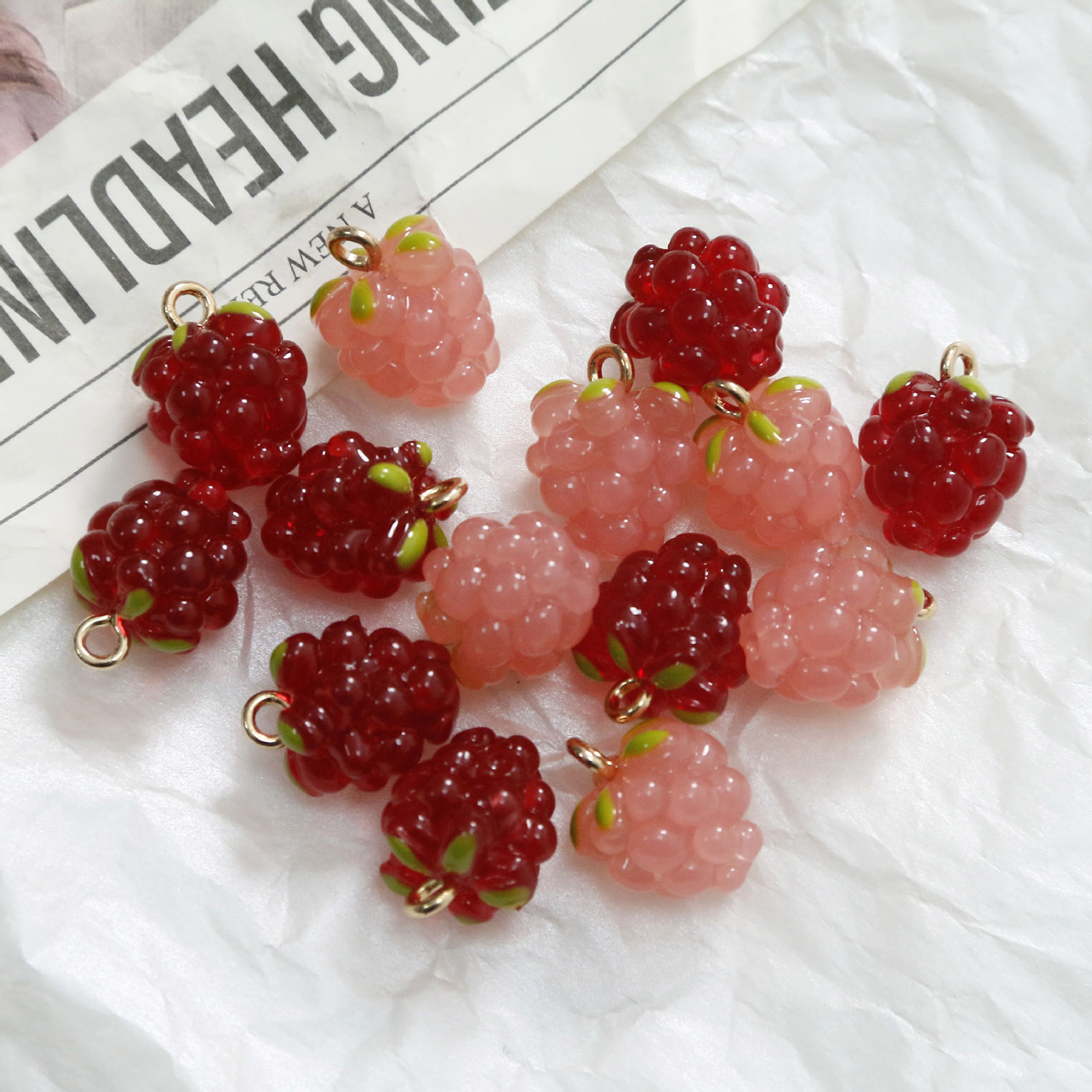 2 pezzi 3D resina Charms uva f - Foods X recensione e prezzo