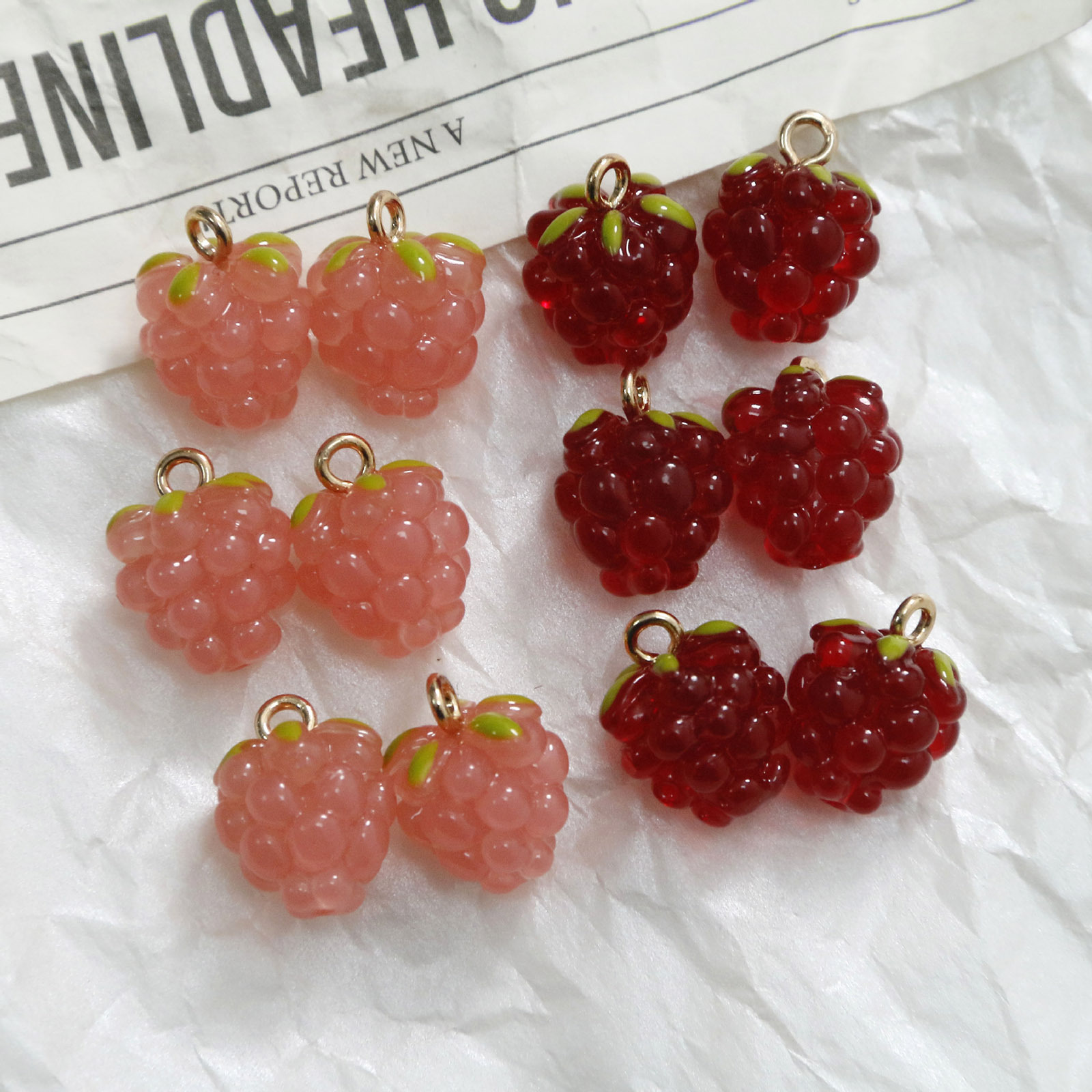 2 pezzi 3D resina Charms uva f - Foods X recensione e prezzo