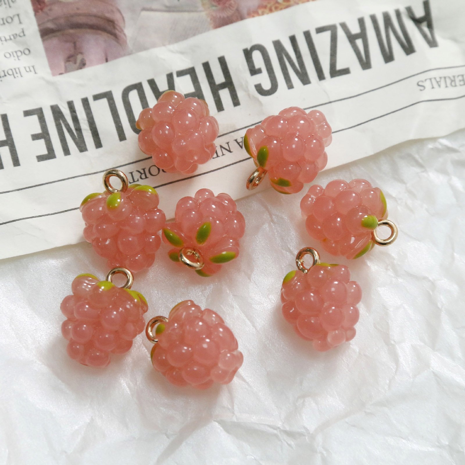 2 pezzi 3D resina Charms uva f - Foods X recensione e prezzo